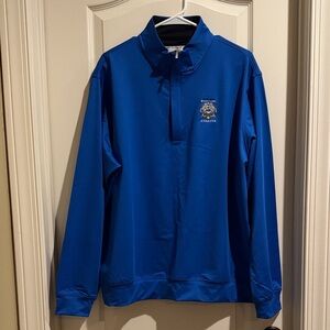 Blue Quarter-Zip Pullover